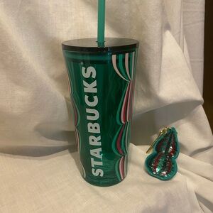 Starbucks Emerald Green Tumbler with Lid